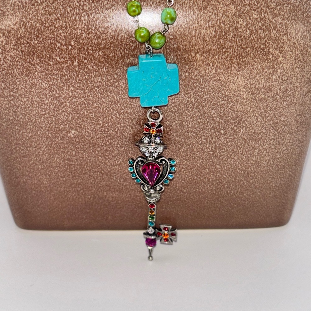 F.A.I.T.H. FAITH Colorful Pendant Necklace NEW WITH TAGS